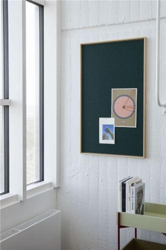 Hemverk RECY Pinnwand 60x100 cm - Dunkelgrau
