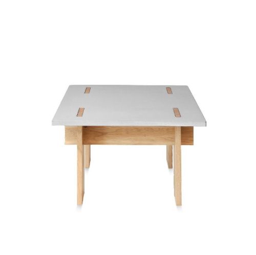 Eberhart Furniture Arnold H: 38 cm - Dunkler Beton / Dunkle Eiche