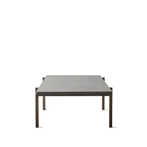 Eberhart Furniture Eugene Couchtisch 70x125 cm – Dunkle Eiche/Dunkler Beton