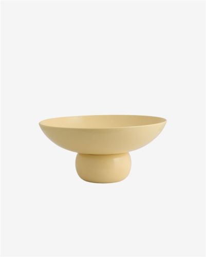 Nordal Vitello Dekorationsskål Ø: 30 cm - Gul 