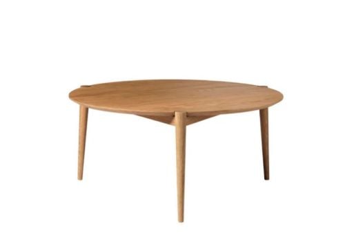 FDB Møbler D102 Søs Sofabord Ø: 85 cm - Naturolieret Eg 