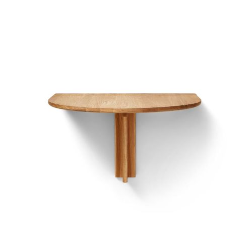 Form & Refine Trefoil Wandklapptisch B: 75 cm – Geölte Eiche 