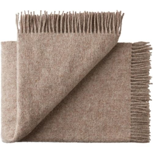 Silkeborg Uldspinderi Season Plaid 130x200 cm - Latte Beige 