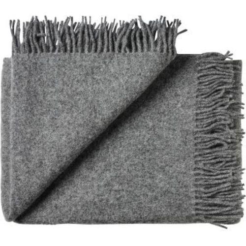 Silkeborg Uldspinderi Season Plaid 130x200 cm - Dark Nordic Grey 