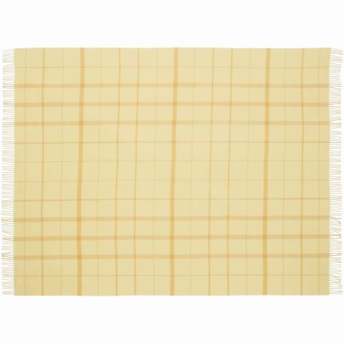 Silkeborg Uldspinderi Warp and Weft Balance Plaid 130x190 cm - Kamille/Senf