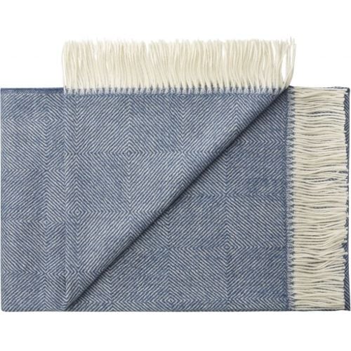 Silkeborg Uldspinderi La Paz Plaid 130x200 cm - Denim Blue