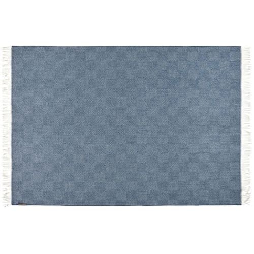 Silkeborg Wollspinndecke La Paz 130x200 cm - Jeansblau