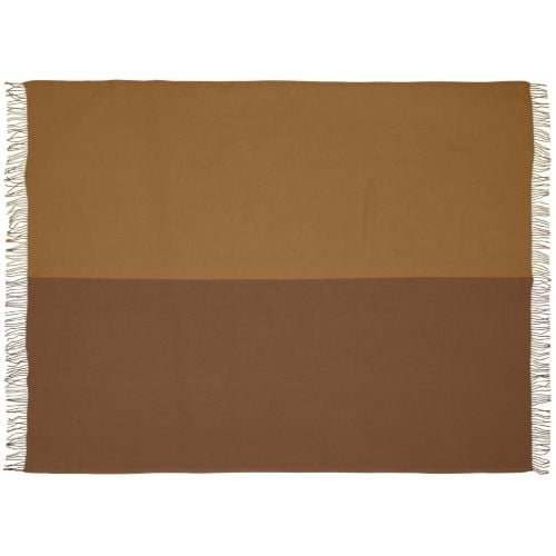 Silkeborg Uldspinderi Secret Plaid 130x190 cm - Ocker/Karamell