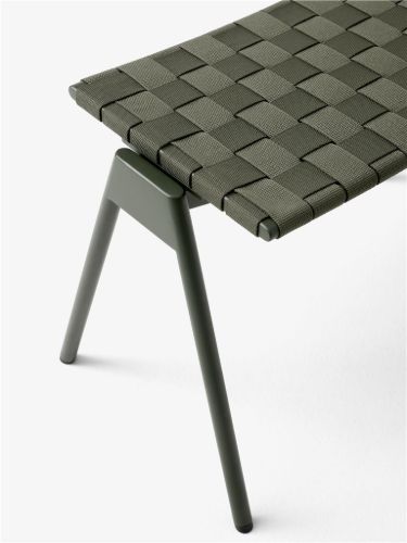 &Tradition Ville AV46 Outdoor-Fußhocker H: 39,5 cm - Bronzegrün