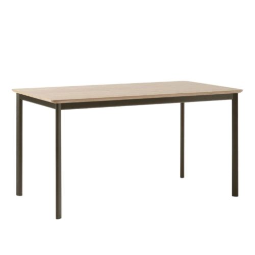 &Tradition Drip HW115 Dining Table L: 143 cm - Oak & Black Base 