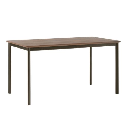 &Tradition Drip HW115 Dining Table L: 143 cm - Walnut & Black Base 