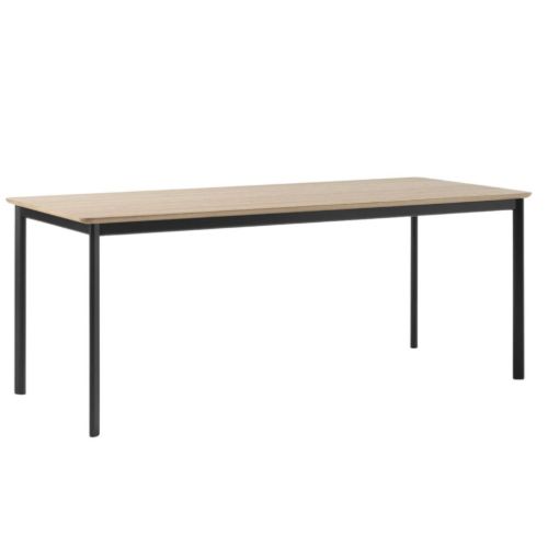 &Tradition Drip HW116 Dining Table L: 193 cm - Oak & Black Base 