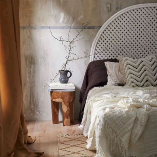 Nordal Teakholzhocker H: 41 cm - Natur 