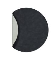 Bild von LindDNA Tischset Oval L Double 35x45 cm - Cloud Black/Nupo Metallic OUTLET