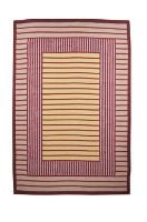 Bild von Massimo Copenhagen Hemp Collection Teppich 250x350 cm - Rot/Gelb