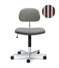 Bild von Montana Kevi 2534U Vollgepolsterter Bürostuhl – Mads Nørgaard 1629/Blank Polished Steel