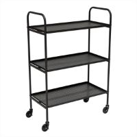 Bild von OYOY Maki Trolley Groß 110x37,5 cm - Stahl/Schwarz 
 