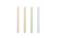 Bild von HAY Square Candle 4er Set H: 24 cm - Pastell