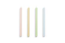 Bild von HAY Square Candle 4er Set H: 24 cm - Pastell