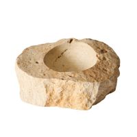 Bild von Muubs Schüssel Sekka 5x13 cm - Sand Rustikaler Sandstein