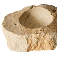 Bild von Muubs Schüssel Sekka 5x13 cm - Sand Rustikaler Sandstein