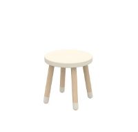 Bild von Flexa Dots Hocker Ø: 30x30 cm - Creme