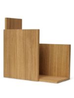 Bild von Ferm Living Stagger Regal quadratisch 30x30 cm - Geölte Eiche