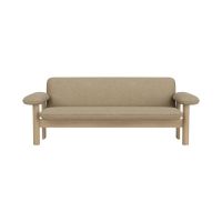 Bild von Audo Copenhagen Brasilia Sofa H:68 cm B:181 cm T:77 cm - Eiche Natur/Beige