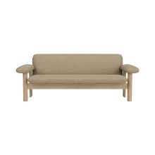 Bild von Audo Copenhagen Brasilia Sofa H:68 cm B:181 cm T:77 cm - Eiche Natur/Beige