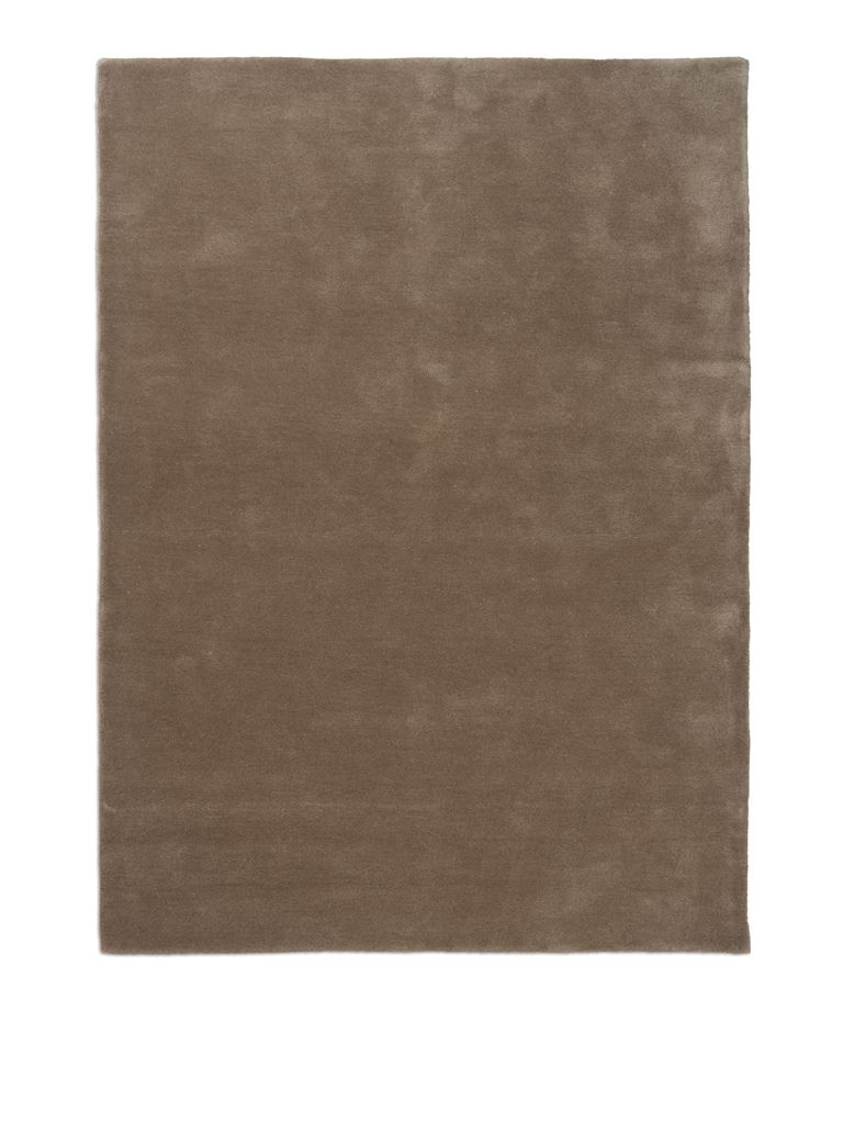 Bild von Ferm Living Stille getufteter Teppich 160x250 cm - Aschbraun