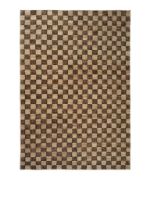 Bild von Ferm Living Check Woll-Jute-Teppich 200x300 - Kaffee/Natur