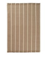 Bild von Ferm Living Calm Kelim Matte 50x70 cm - Dunkler Sand/Off-White