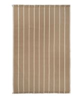Bild von Ferm Living Calm Kelim Teppich 200x300 cm - Dunkler Sand/Off-White