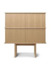 Bild von Ferm Living Stelzen-Sideboard Doppelt - Natürliche Eiche