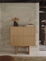 Bild von Ferm Living Stelzen-Sideboard Doppelt - Natürliche Eiche