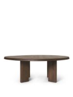 Bild von Ferm Living Tarn Couchtisch Ø: 108,1 cm - Dunkel gebeizte Buche