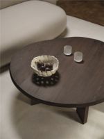 Bild von Ferm Living Tarn Couchtisch Ø: 108,1 cm - Dunkel gebeizte Buche