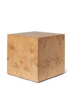 Bild von Ferm Living Burl Cube Beistelltisch H: 40 cm - Natur