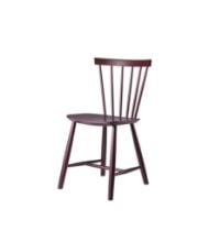 Bild von FDB Møbler J46 Poul M. Volther Stuhl – Buche lackiert/Schwarzrot