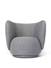 Bild von Ferm Living Rico Lounge Main Line Flax SH: 41 cm - MLF63 Navy