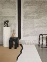 Bild von Ferm Living Soil Kelim Teppich 140x200 cm - Dunkler Sand/Off-White