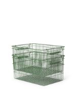 Bild von Ferm Living Cala Stapelbare Körbe 2 Stk. - Verdant Green