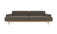 Bild von Bruunmunch Grund 2,5 Pers. Sofa L: 248 cm – Crush 40