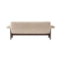 Bild von Audo Copenhagen Brasilia Sofa H: 68 cm - Dunkle Eiche/Schaffell Natur