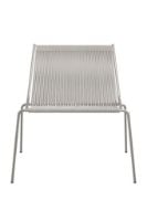 Bild von Thorup Copenhagen Noel Lounge Chair SH: 43 cm – Stahl/Grau