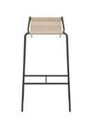 Bild von Thorup Copenhagen Noel Barstuhl SH: 77 cm – Schwarz/Natur