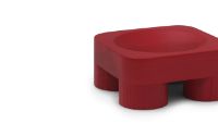 Bild von Normann Copenhagen Chub Schüssel klein H: 5 cm - Rot