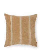 Bild von Ferm Living Senti Stripe Pude 50x50 cm - Dunkler Sand/Leinen