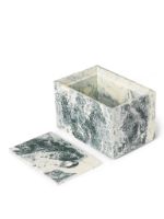 Bild von Ferm Living Mist Box – 10 x 15 cm – Smaragd-Off-White
