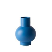 Bild von Zeichnung Strøm Große Vase H: 24 cm - Elektrisches Blau